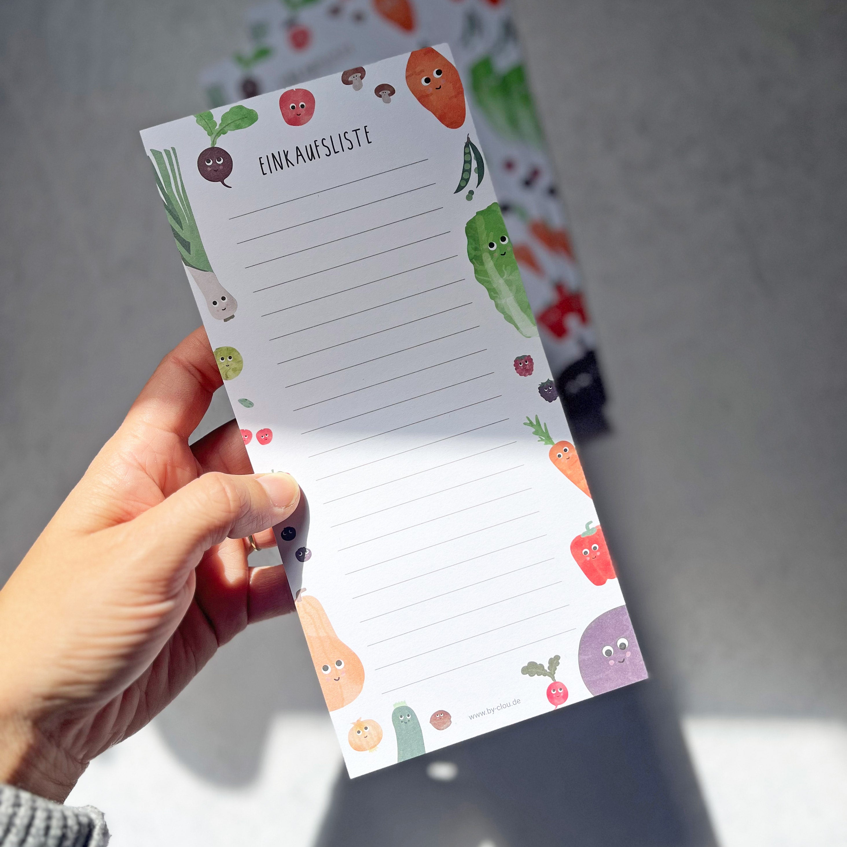 Einkaufsliste Obst&Gemüste