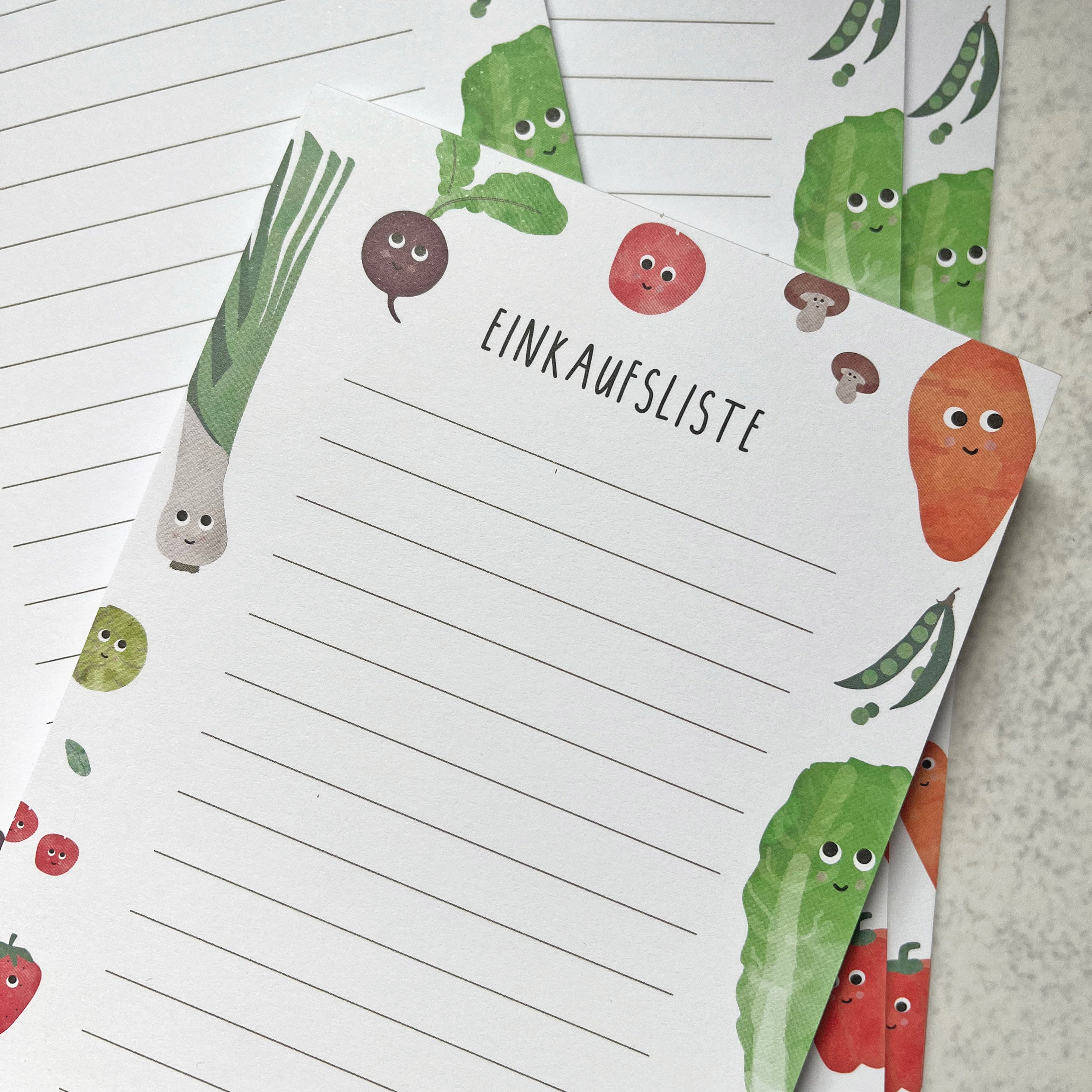 Einkaufsliste Obst&Gemüste