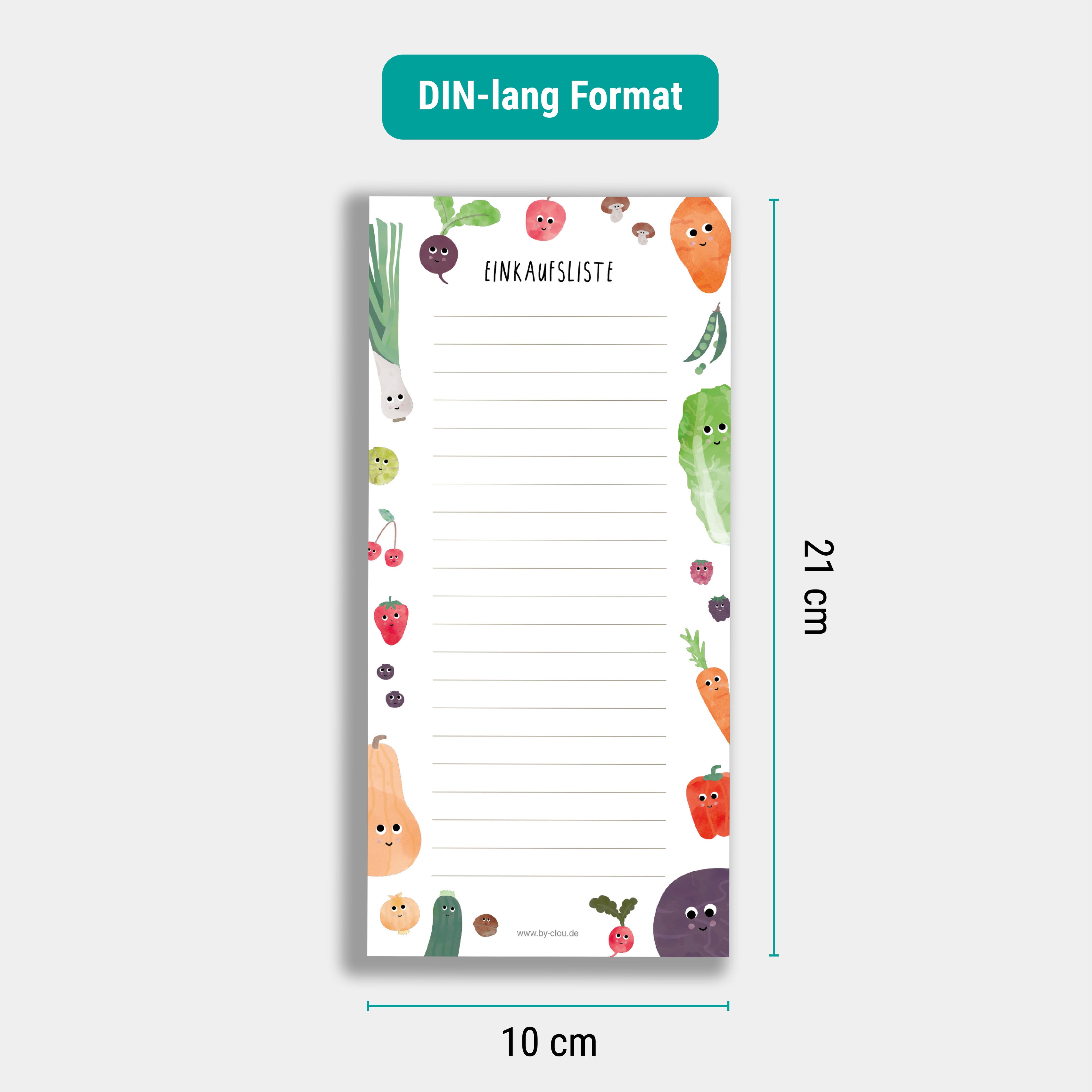 Einkaufsliste Obst&Gemüste