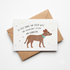 Postkarte mit süßem Hund und der Aufschrift ‚Du bist der schönste Hund der Welt‘ – liebevoll illustriertes Motiv von byClou für Hundefans
