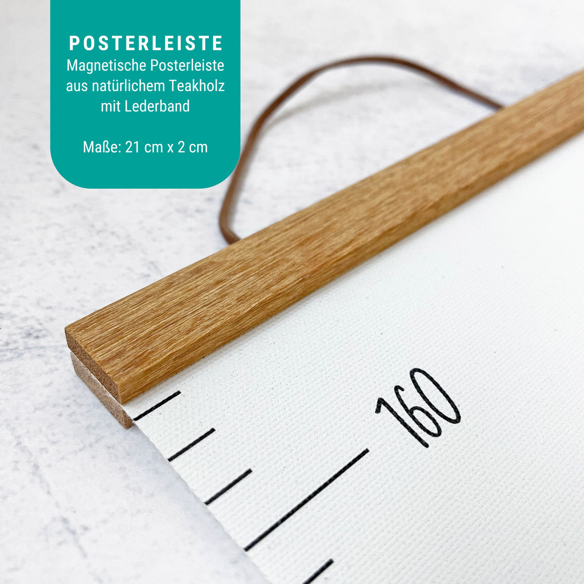 Kindermesslatte Dinosaurier illustriert byClou
