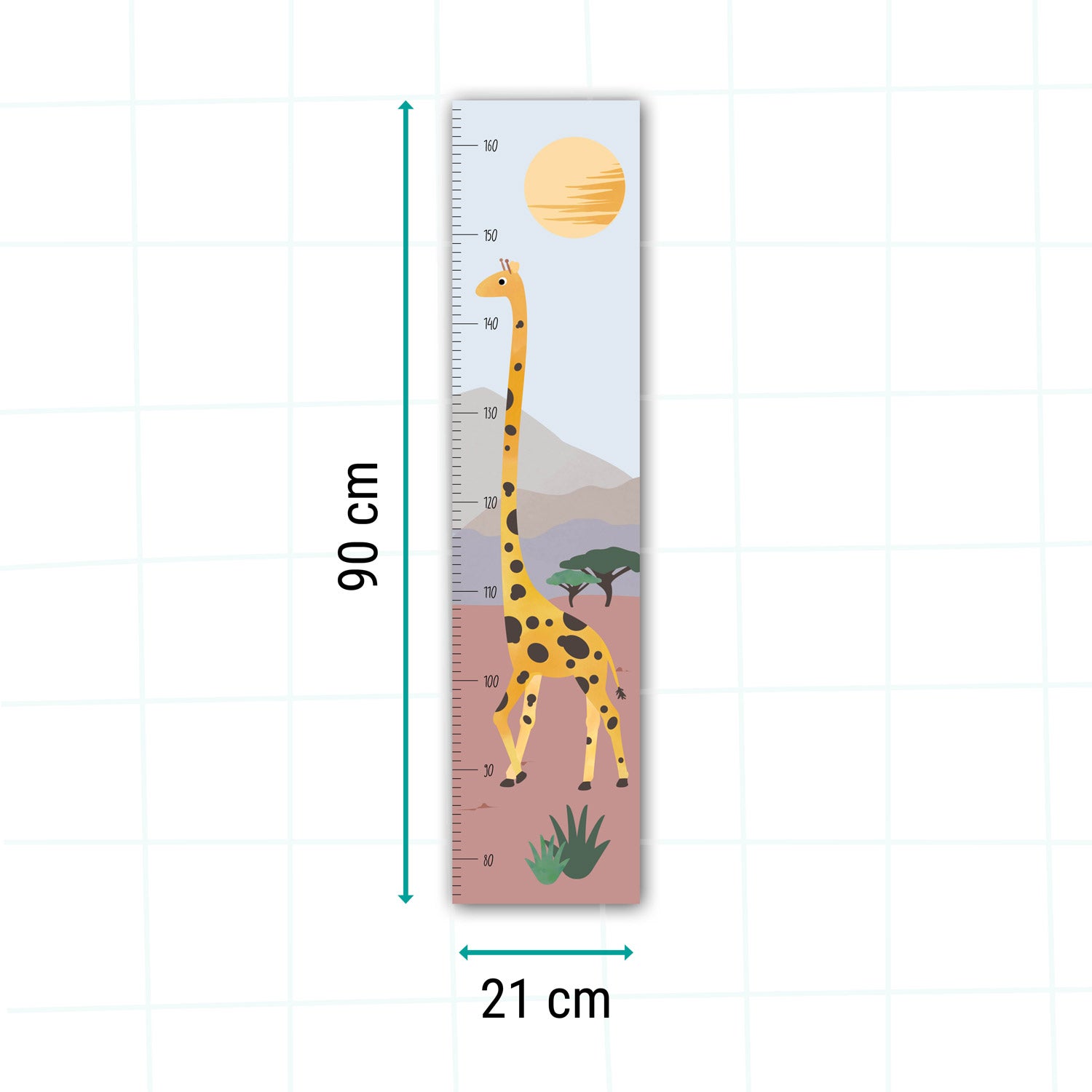 Kindermesslatte - Giraffe