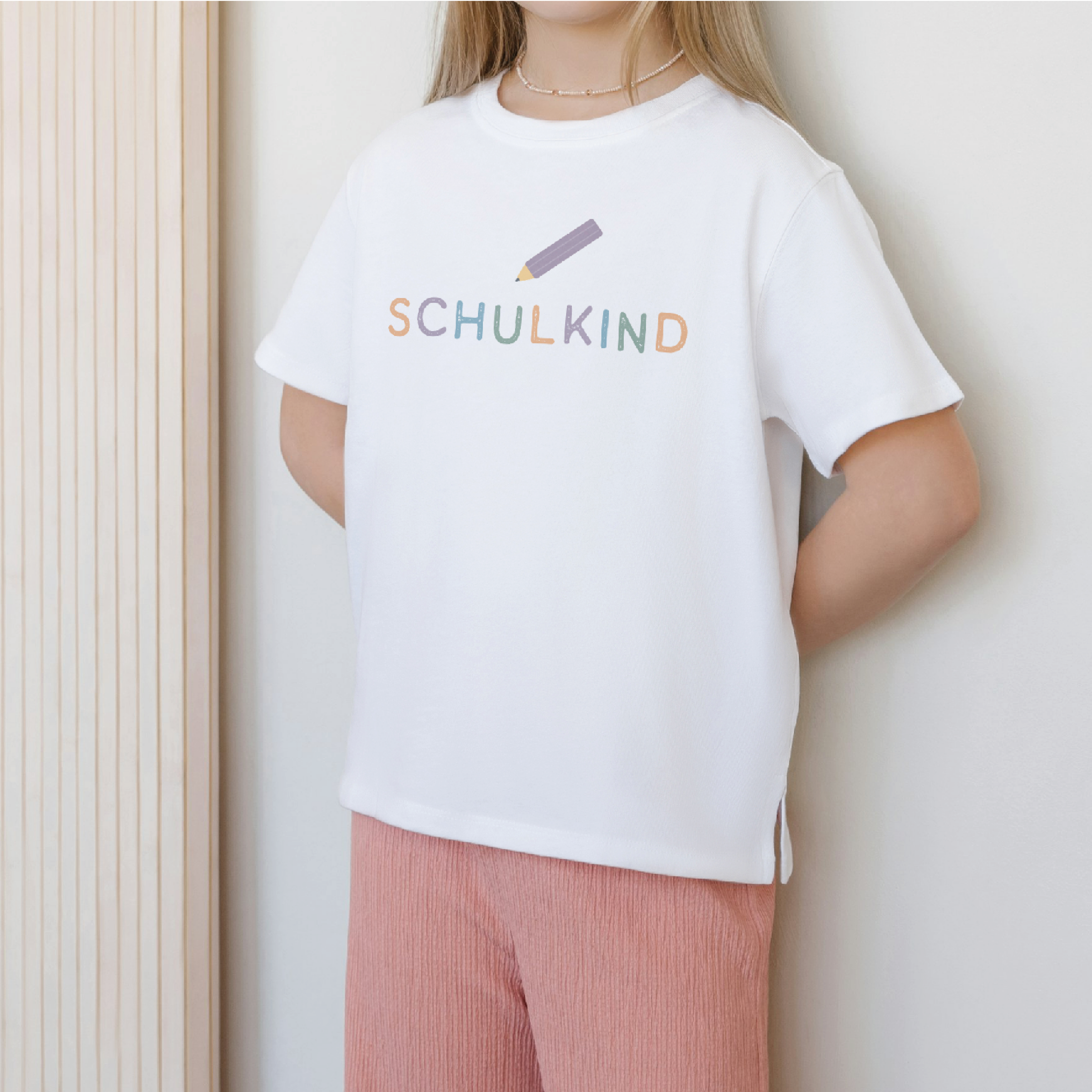 Bügelbild - Schulkind