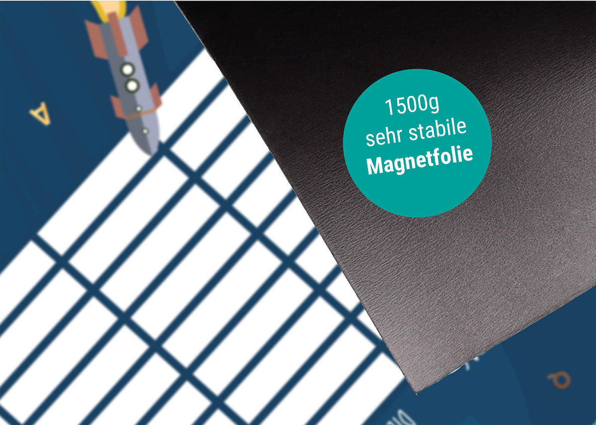 Stundenplan Weltraum magnetisch abwischbar Kinder byClou