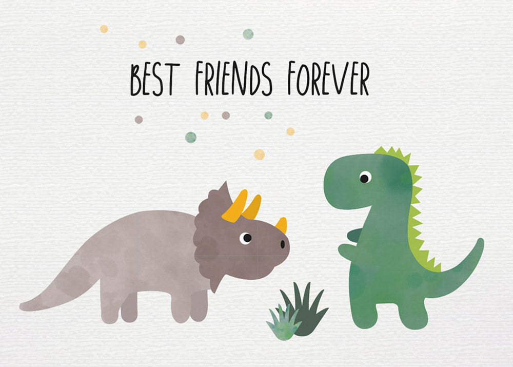 Karte - Dino "Best Friends forever"