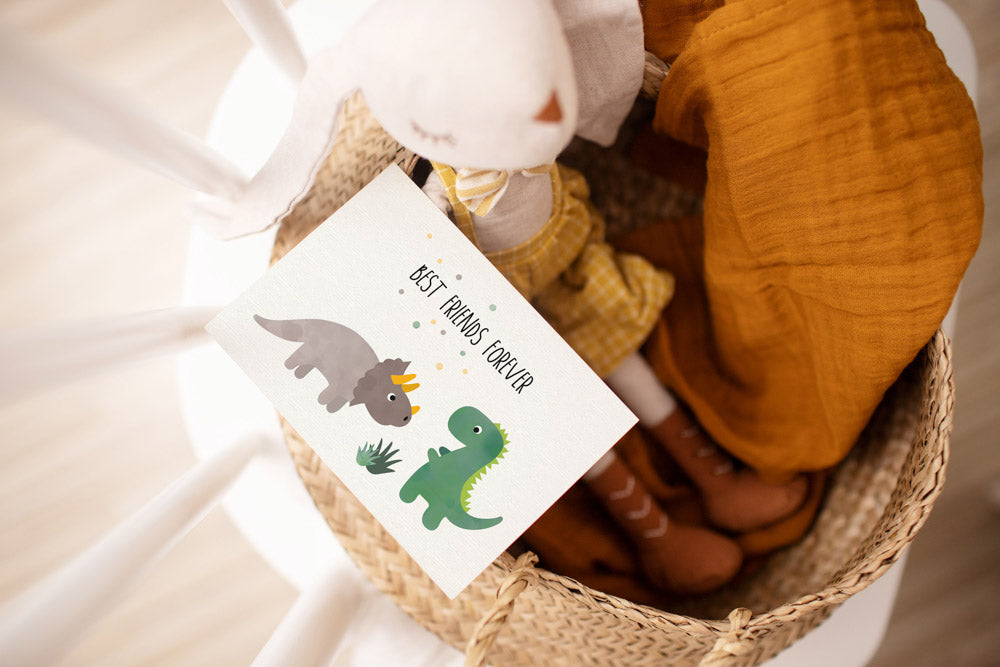 Karte - Dino "Best Friends forever"