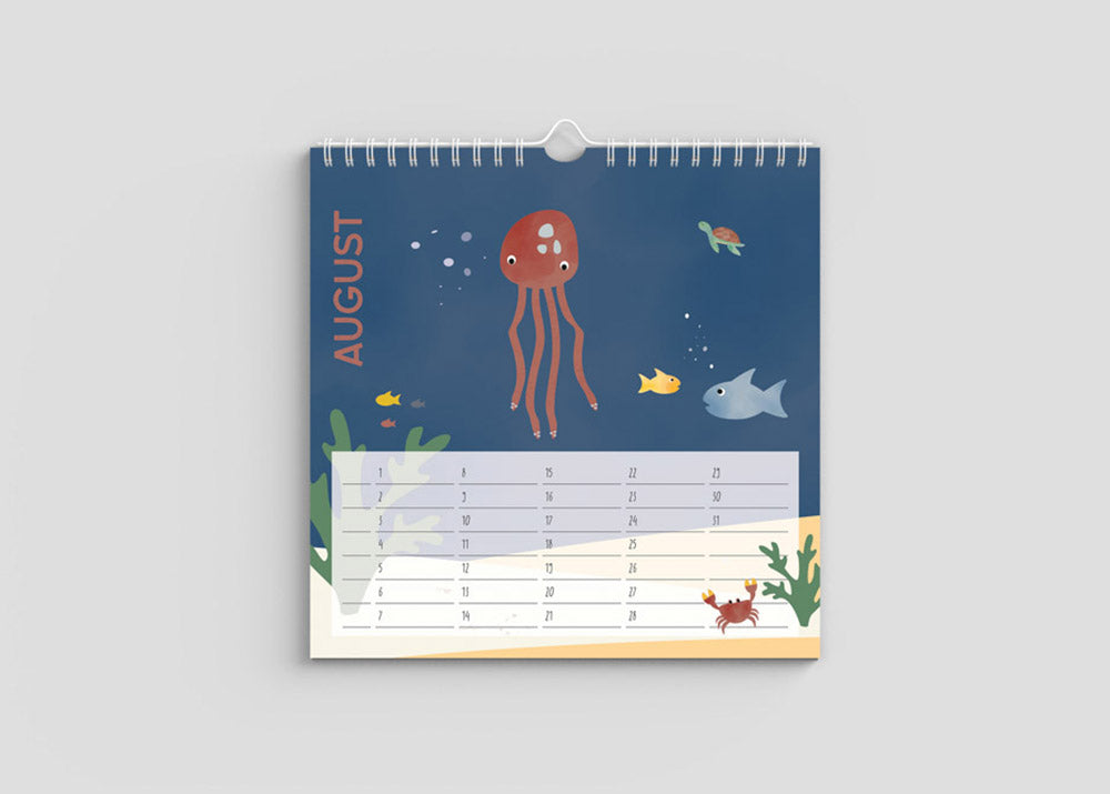 Kalender für Kinder " Tiere dieser Erde"
