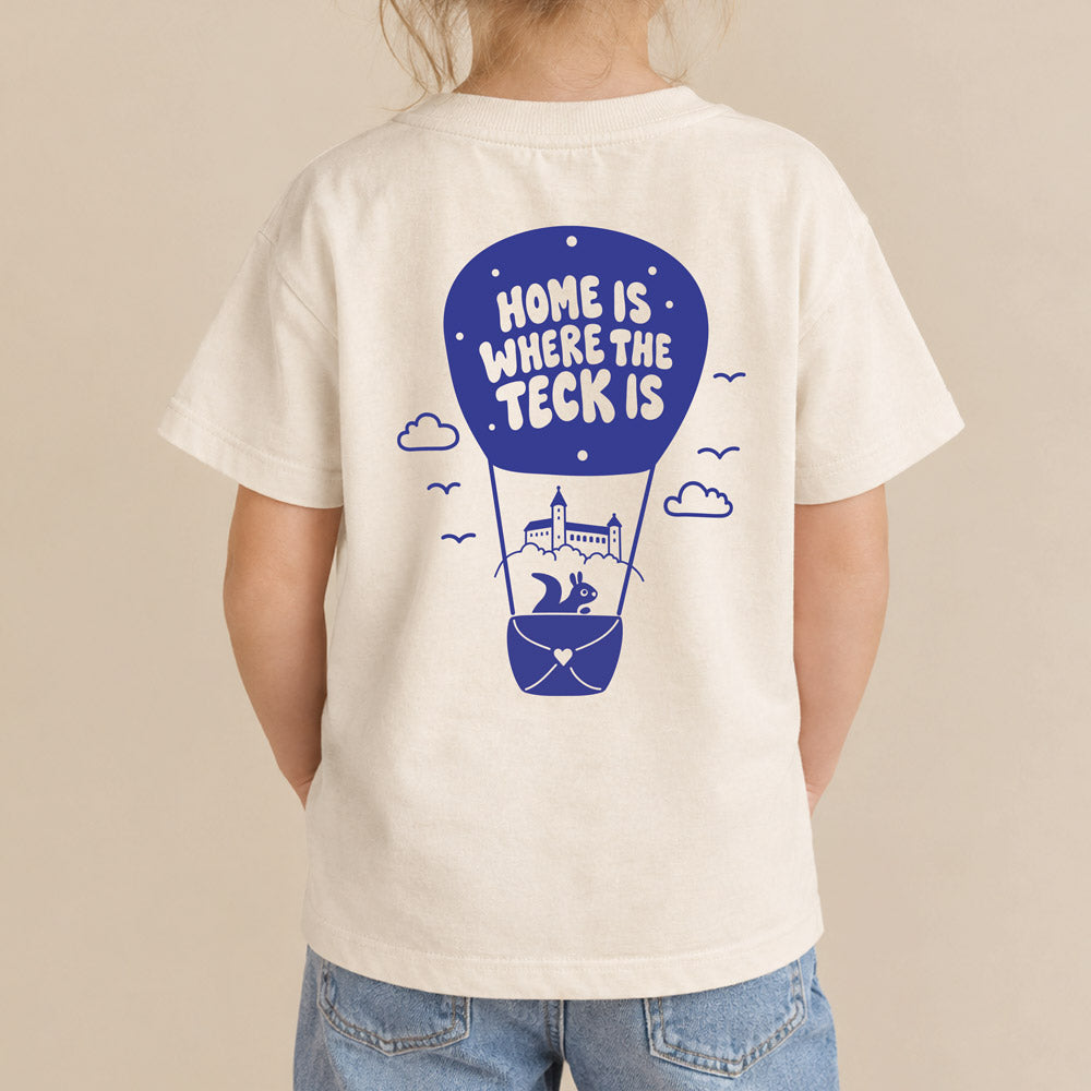 Bügelbild "home is where the Teck is"