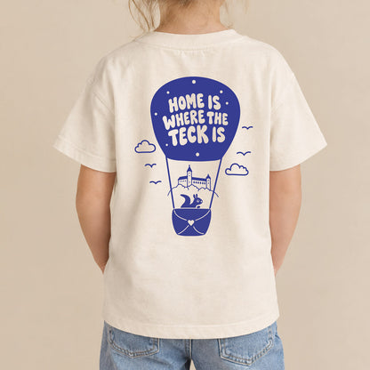 Bügelbild "home is where the Teck is"