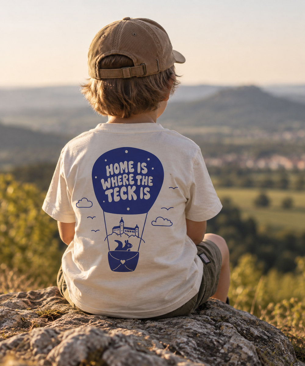 Bügelbild "home is where the Teck is"