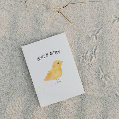 Karte - Küken  &quot;Fröhliche Ostern&quot;