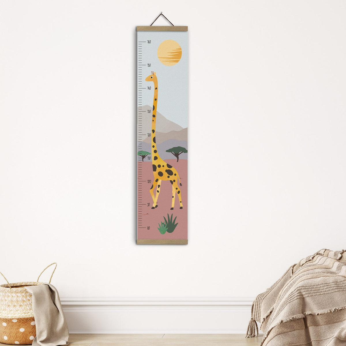 Kindermesslatte Giraffe illustriert byClou