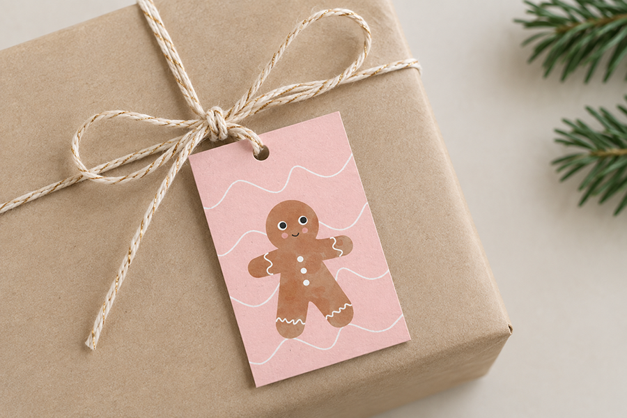 Weihnachts-Geschenkanhänger-Set | 10 Motive