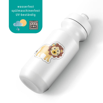 Sticker &quot;Löwe&quot; - wasser- und spülmaschinenfest