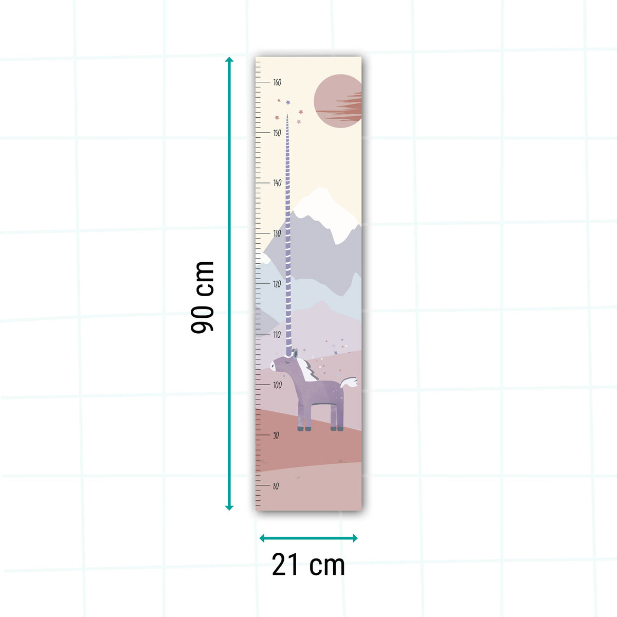 Kindermesslatte Einhorn illustriert byClou