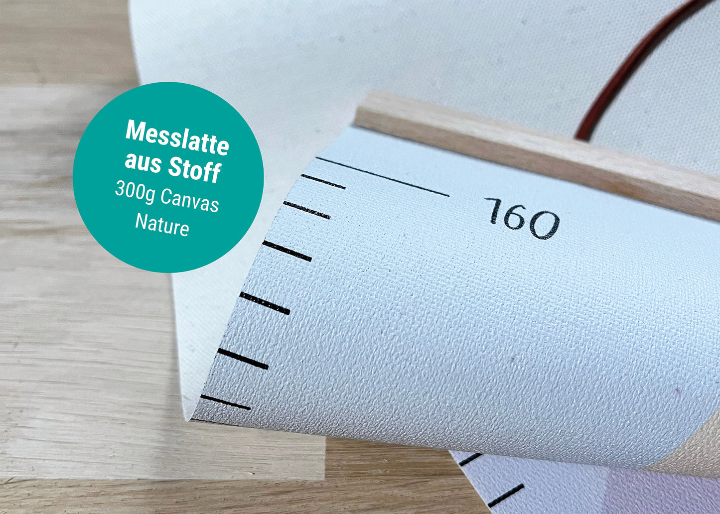 Personalisierte Messlatte für Kinder / Bagger, Baustelle
