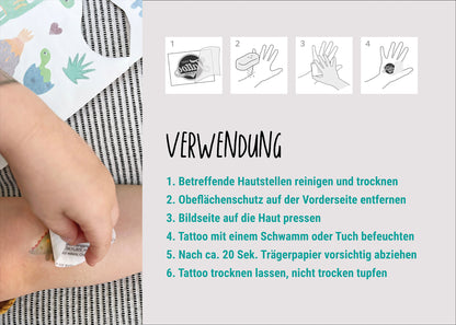 Kindertattoos &quot;Dinosaurier&quot;