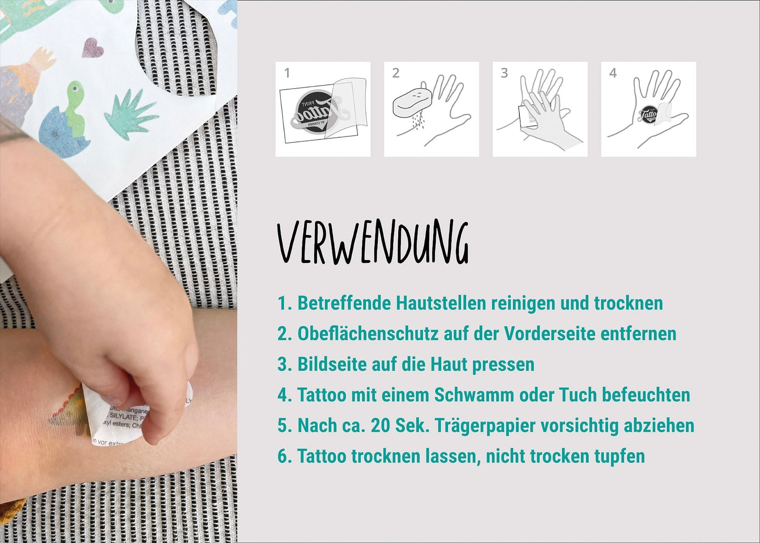 Kindertattoos &quot;Waldtiere&quot;