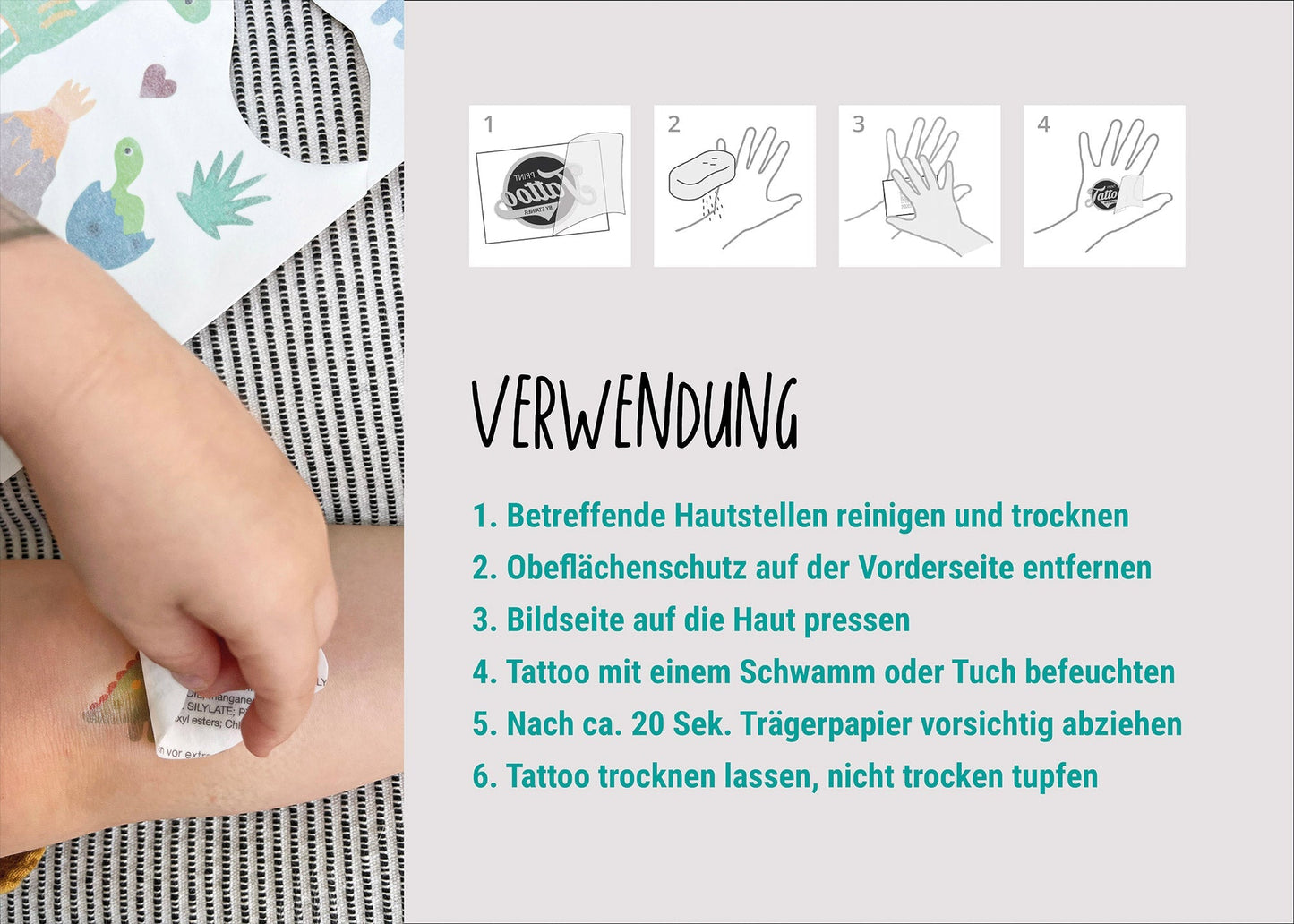 Kindertattoos "Fahren&Fliegen"