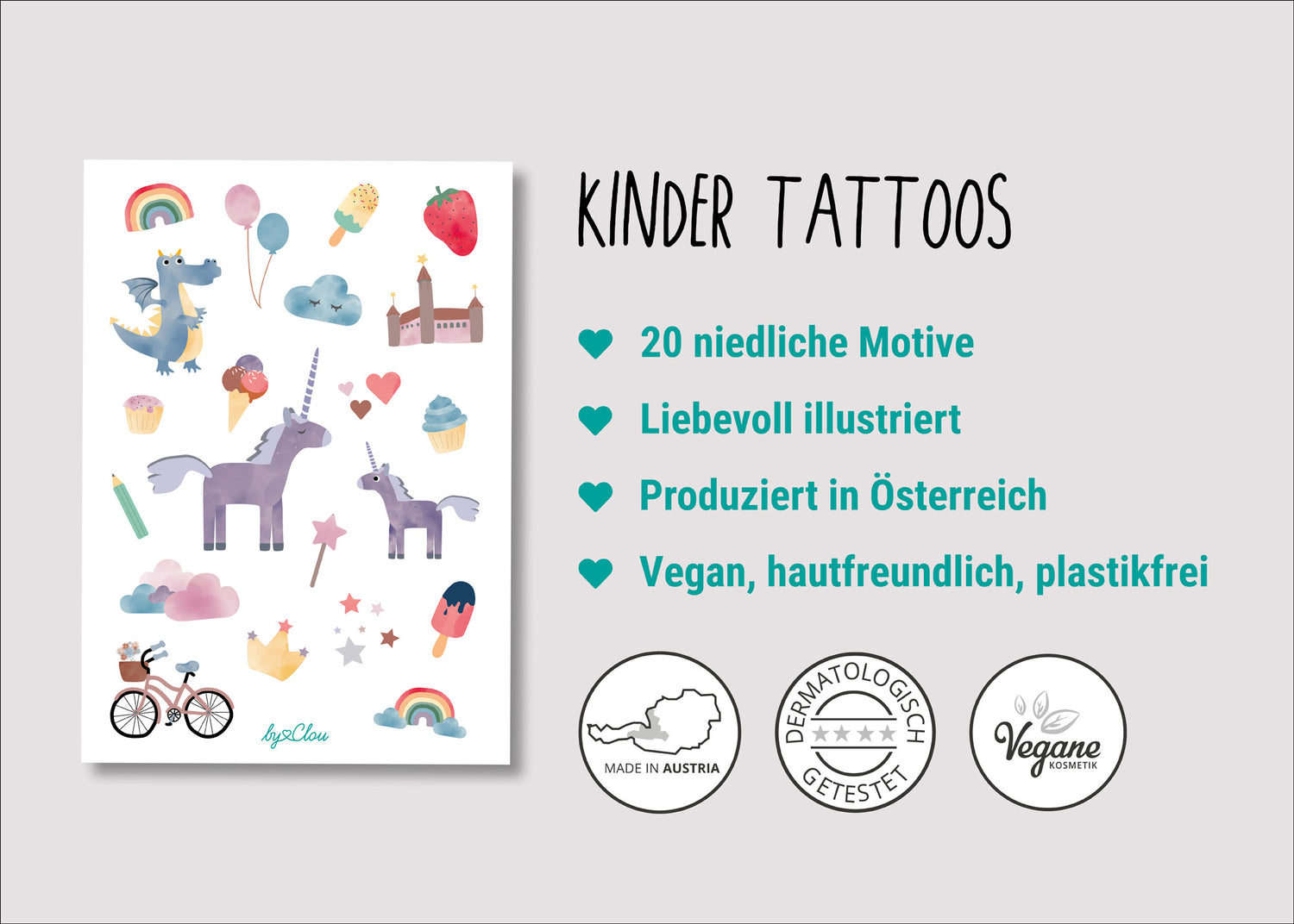 Kindertattoos &quot;Wunderland