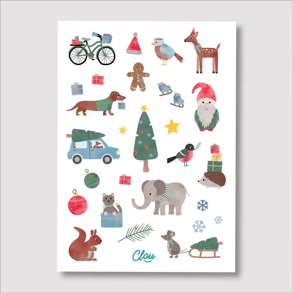 Kindertattoos "Weihnachten
