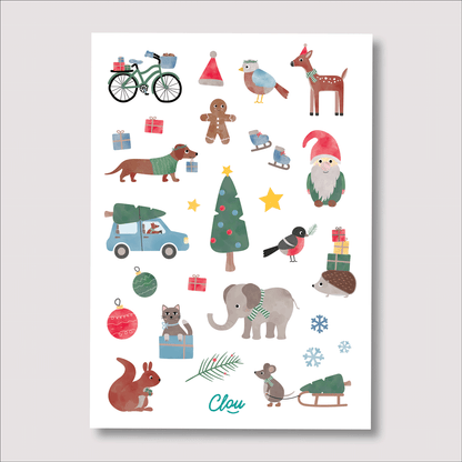 Kindertattoos "Weihnachten