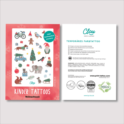 Kindertattoos "Weihnachten