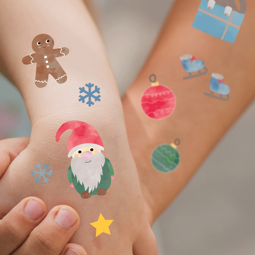 Kindertattoos "Weihnachten