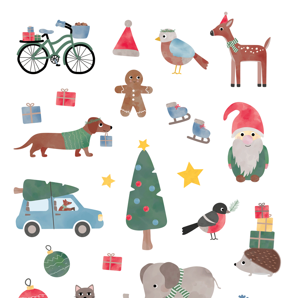 Kindertattoos "Weihnachten