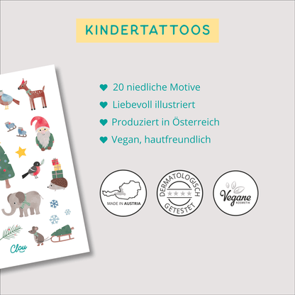 Kindertattoos "Weihnachten