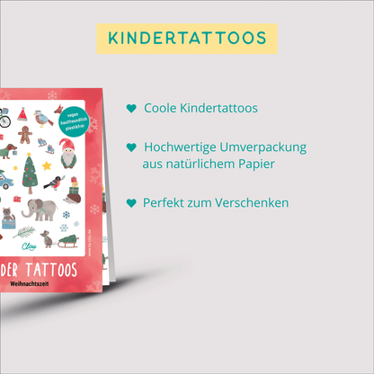 Kindertattoos "Weihnachten