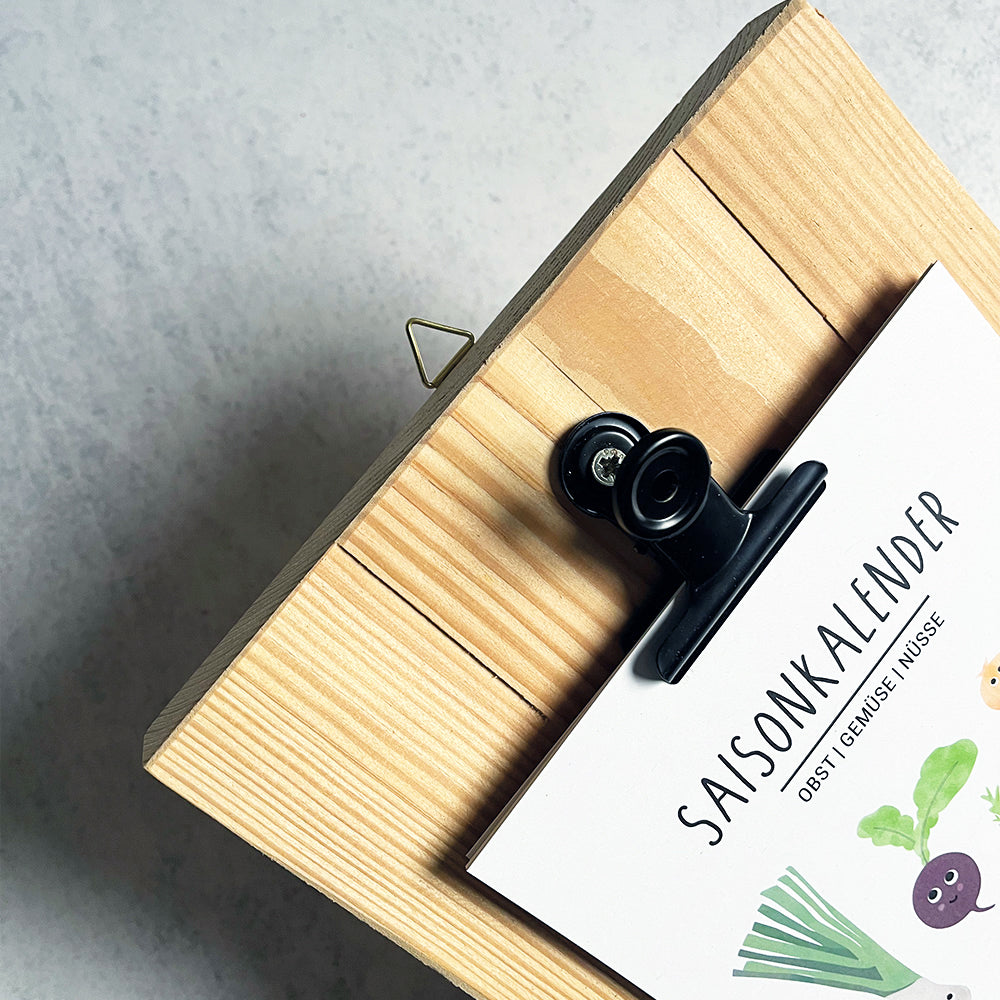 Saisonkalender Obst Gemüse magnetisch abwischbar byClou