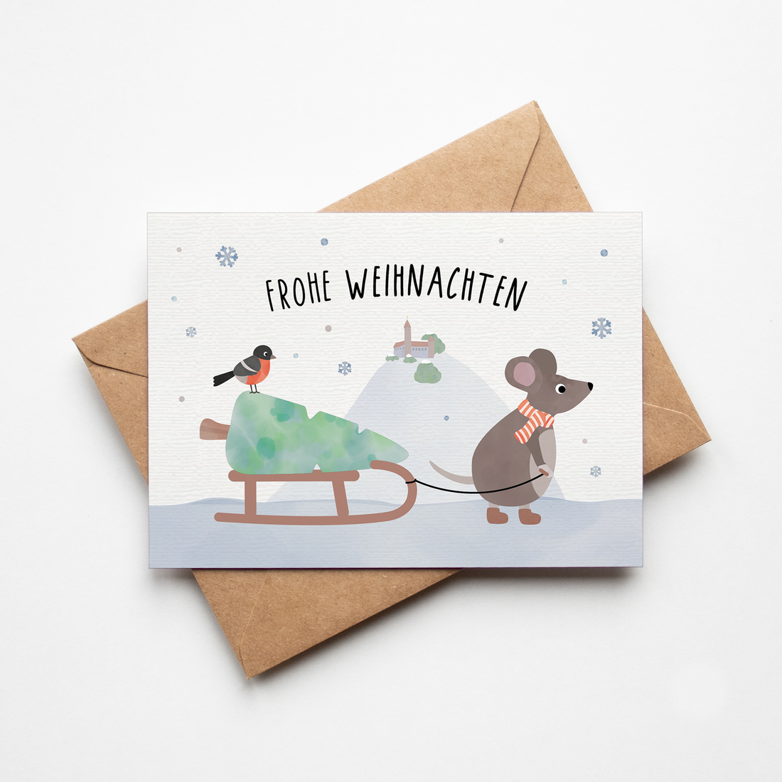 Postkarte - Heimatliebe &quot;frohe Weihnachten&quot;