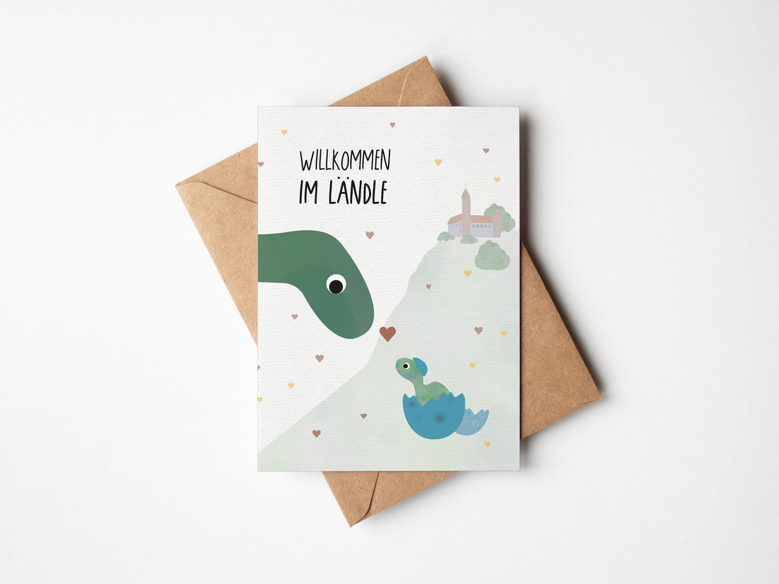 Postkarte - Heimatliebe &quot;Willkommen im Ländle&quot;
