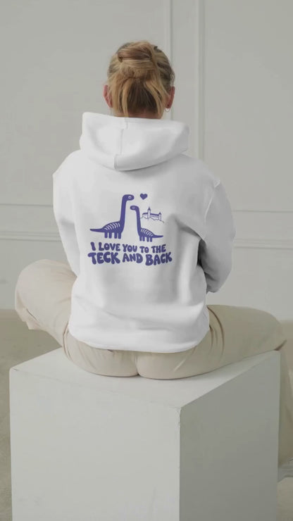 Bügelbild "I love you to the Teck"
