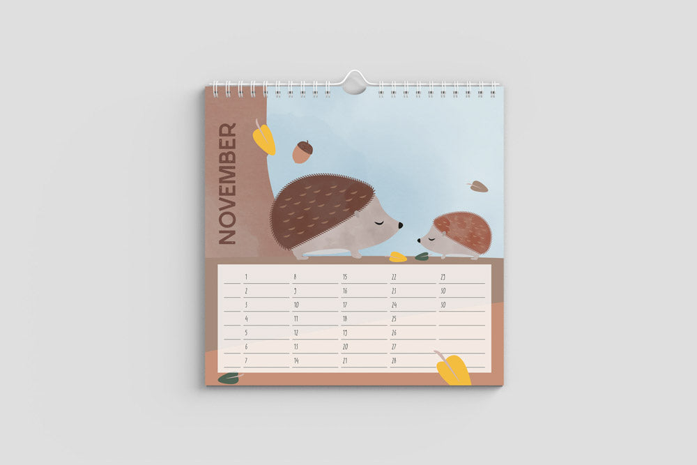Kalender für Kinder " Tiere dieser Erde"
