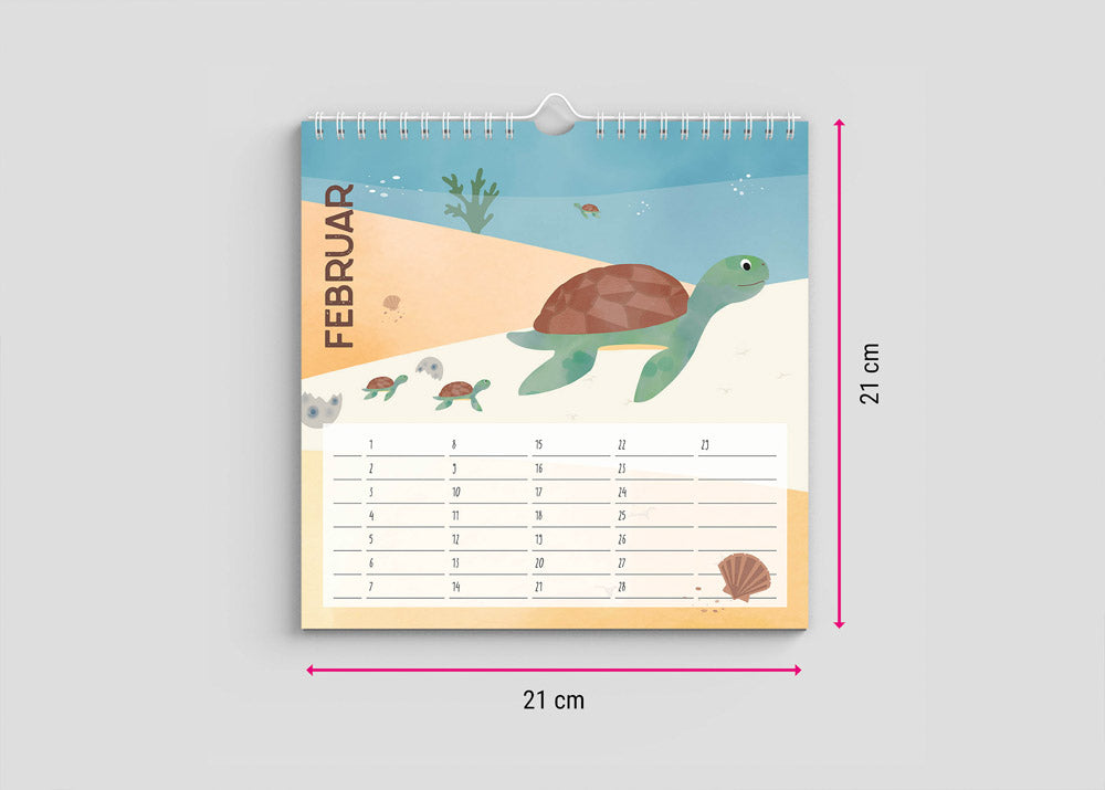 Kalender für Kinder " Tiere dieser Erde"